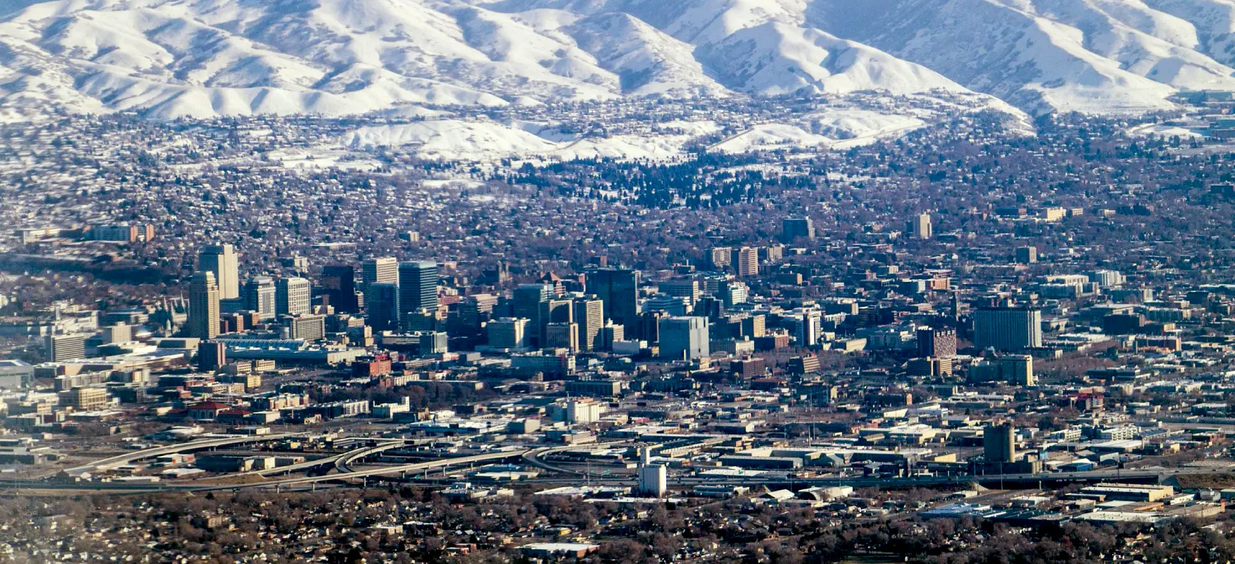 Salt Lake City Drone View